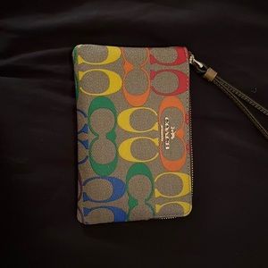 Coach Pride collection wristlet Like New